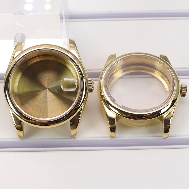 Exhibition Caseback - FENYA 36mm 40mm Altın Yuvarlak Kenar
