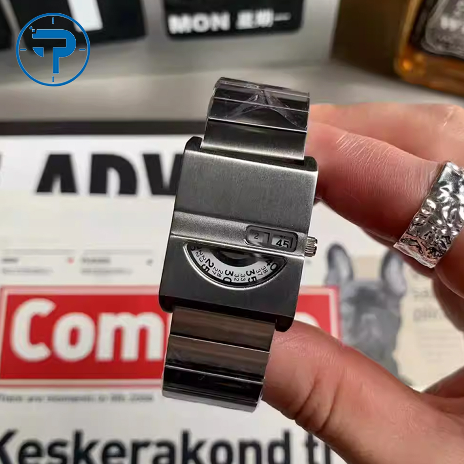 Luxury Watch Life - Erkek Bileklik Saatleri Kare Saat Paslanmaz