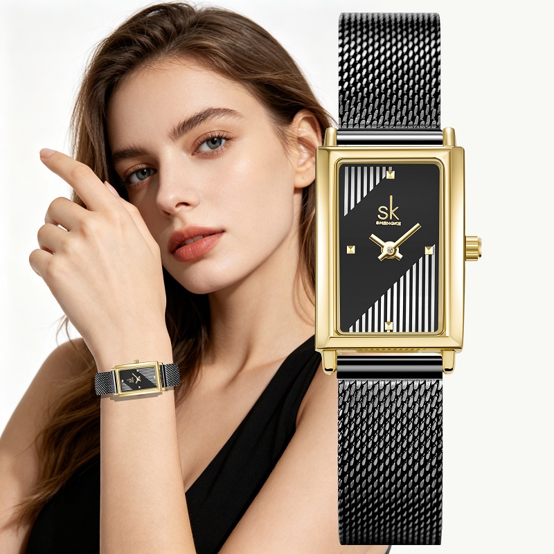 Best Luxury Quartz Watch - Shengke moda lüks kadın saatler orijinal