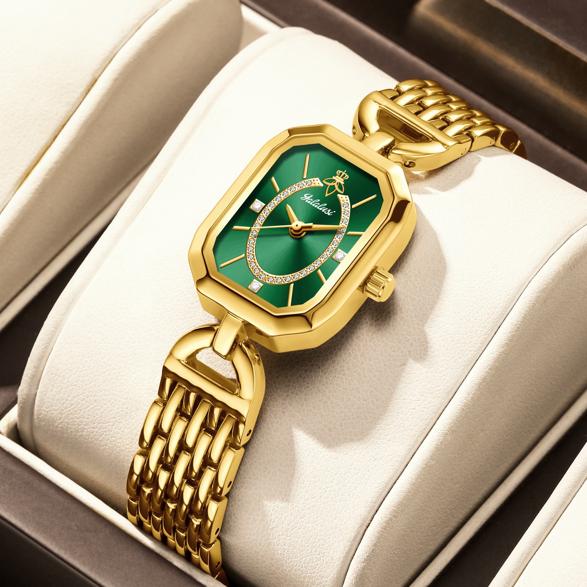 Luxury Watch Affordable - YaLaLuSi Retro Kare Kadranlı, Uygun Fiyatlı
