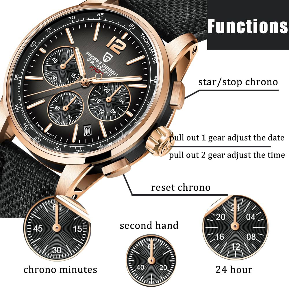Luxury Watch Affordable - PAGANI DESIGN Yeni Erkek Saati 41mm