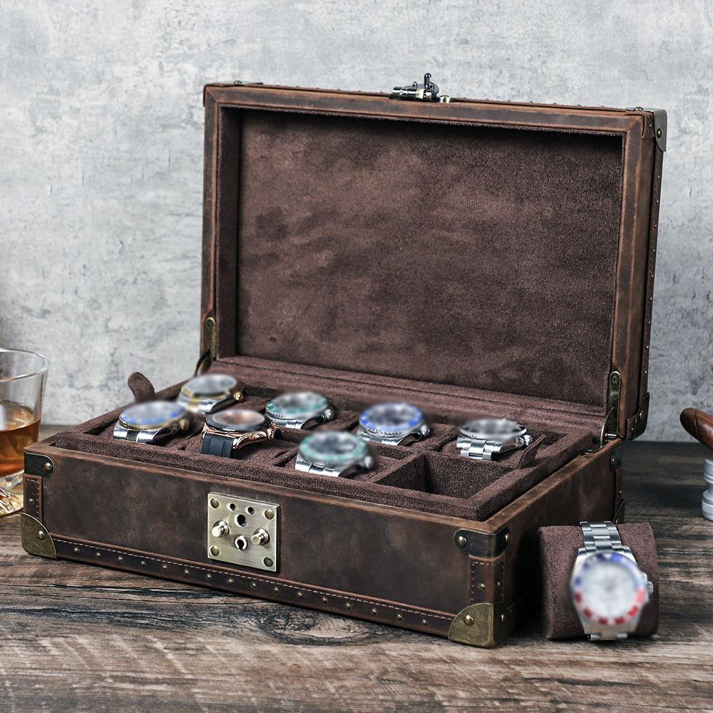Luxury Watch Organizer - CONTACT'S FAMILY 8 Deri Özel Saat