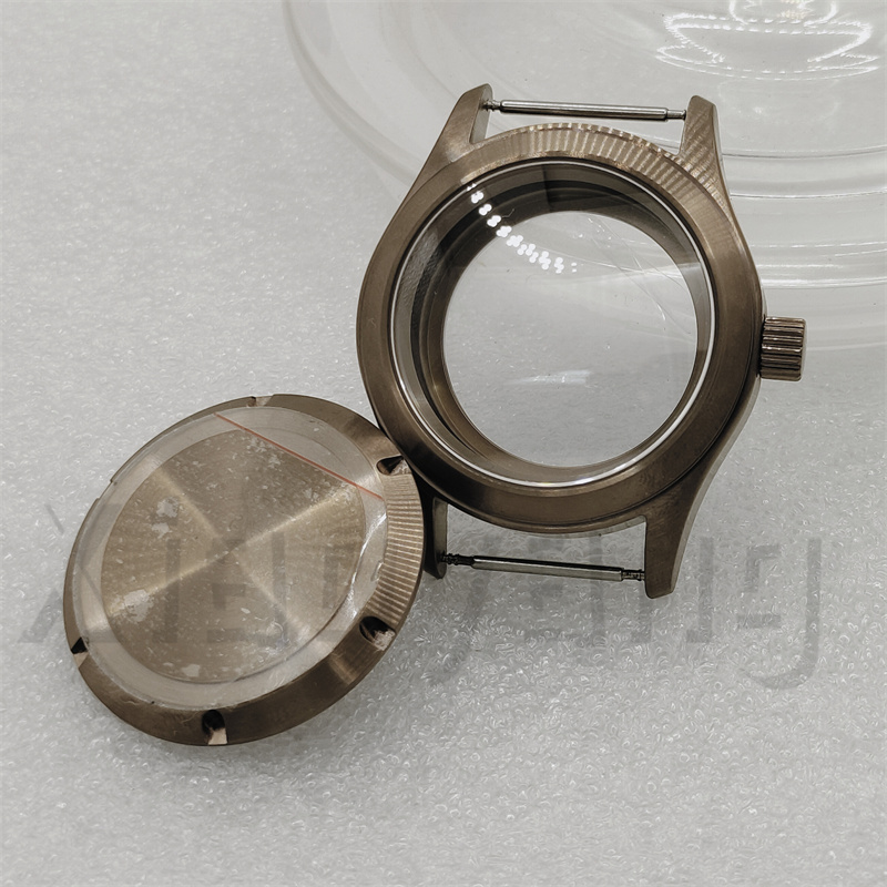 Exhibition Caseback - 36 MM/39 MM Fırçalanmış Pirinç Bronz