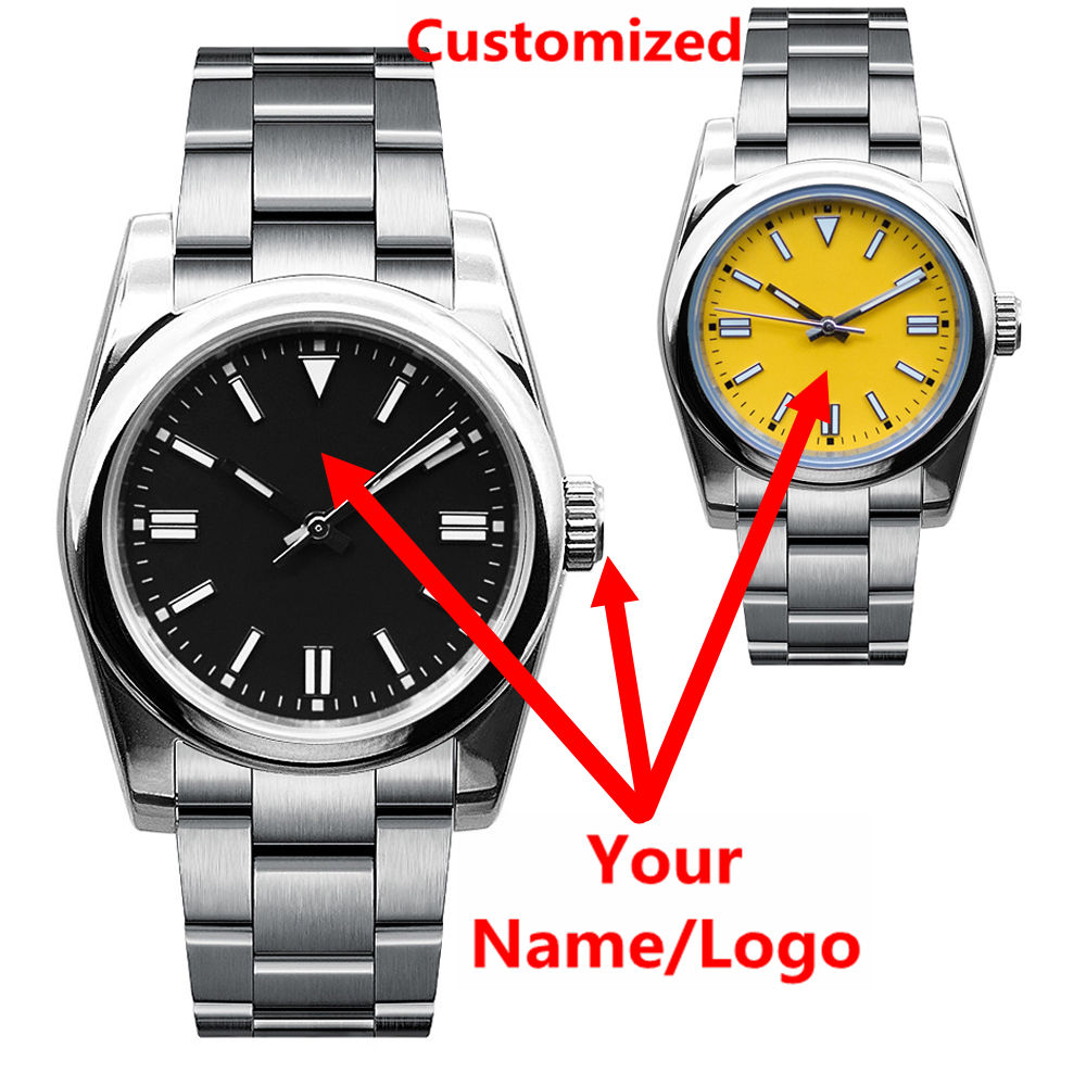 Luxury Watch Life - Özel Logo Erkek Saati Safir Lüks