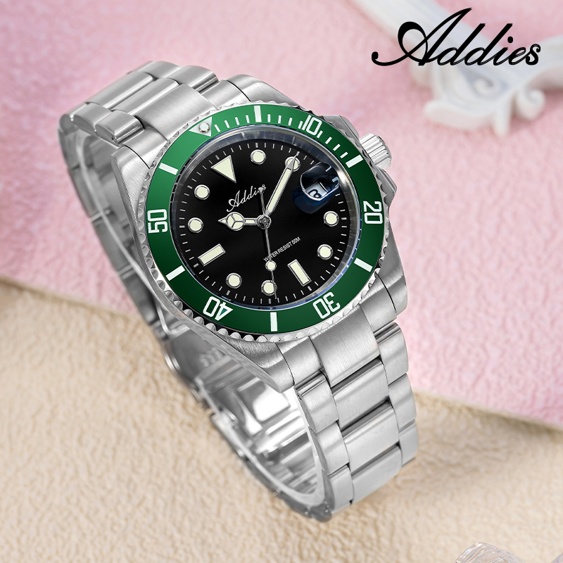 Luxury Watch Organizer - Addies 36mm çift saati yeni lüks