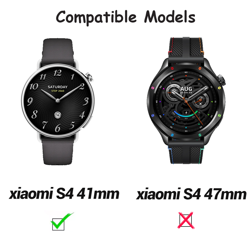 Xiaomi Watch S4 41mm için 18mm - Xiaomi Luxury Watch incelemesi ve fiyatı
