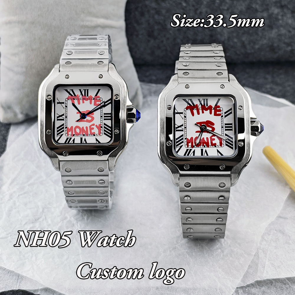 Yeni NH05 Kare Saat Zaman Para - Luxury Watch Logos incelemesi ve fiyatı