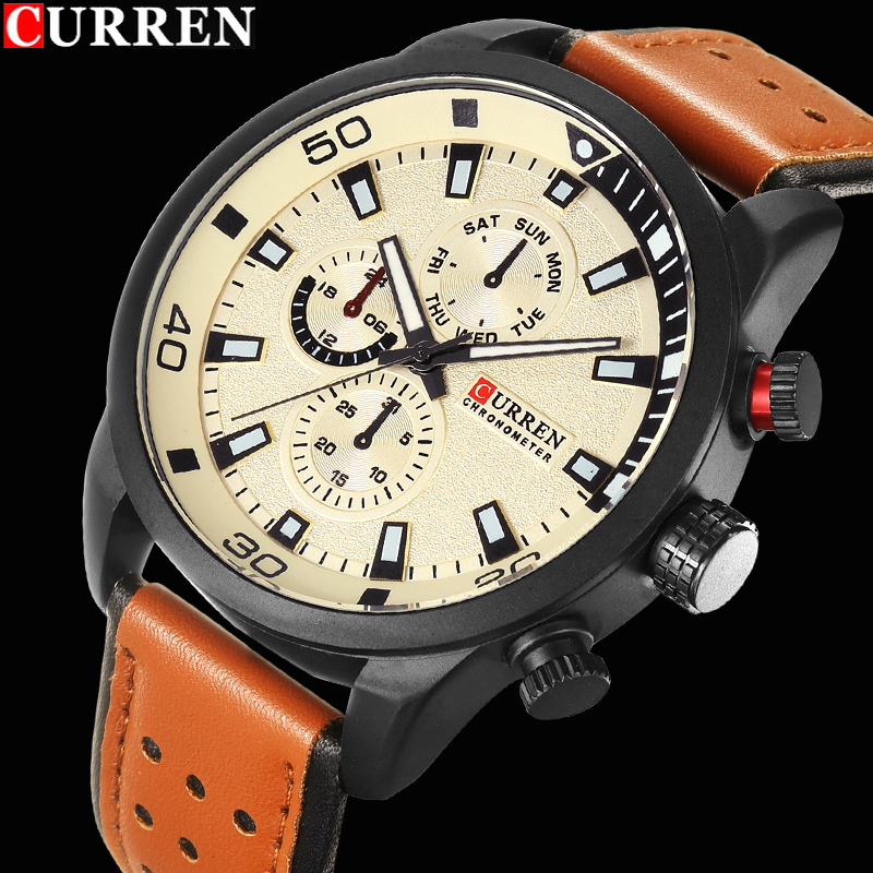2017 CURREN Şık Izle Erkekler  - Luxury Watch Affordable incelemesi ve fiyatı
