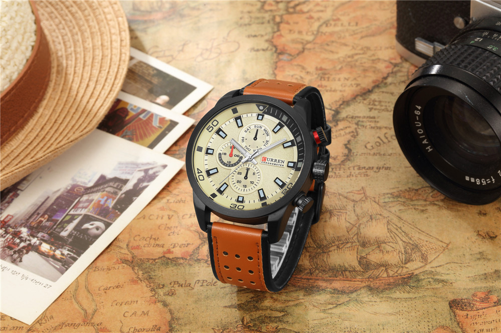 2017 CURREN Şık Izle Erkekler  - Luxury Watch Affordable incelemesi ve fiyatı
