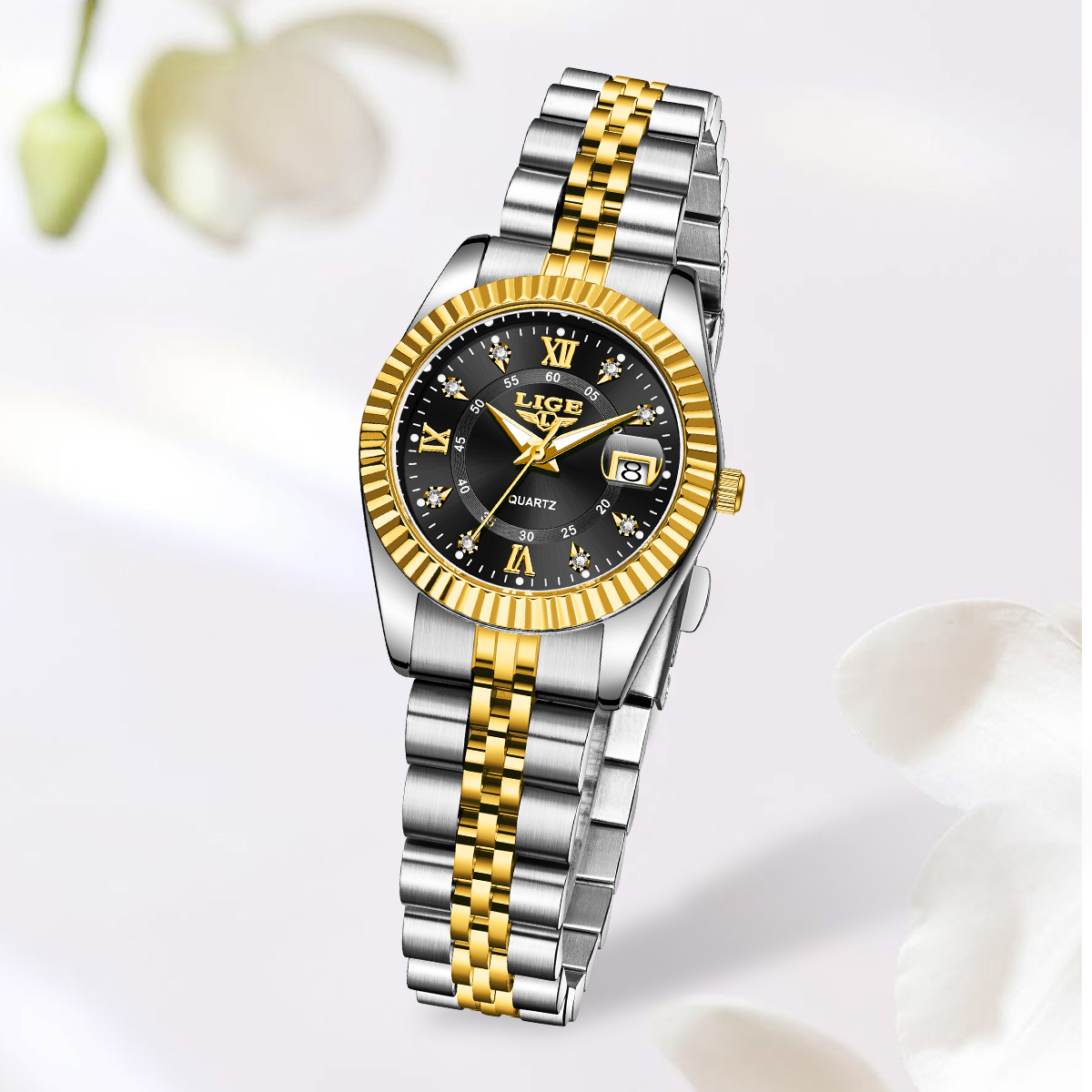 LIGE Moda Zarif kadın Kuvars K - Luxury Watch Organizer incelemesi ve fiyatı
