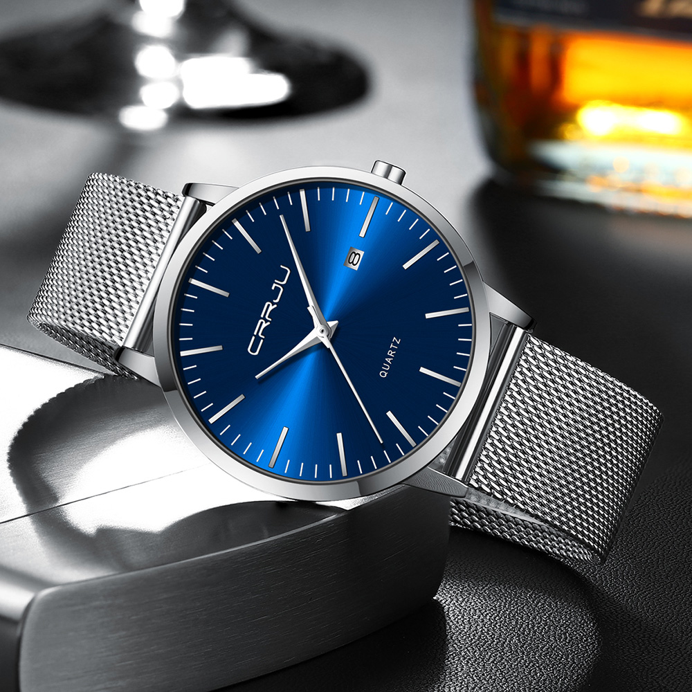 CRRJU yeni moda erkek saatler  - Luxury Watch Affordable incelemesi ve fiyatı