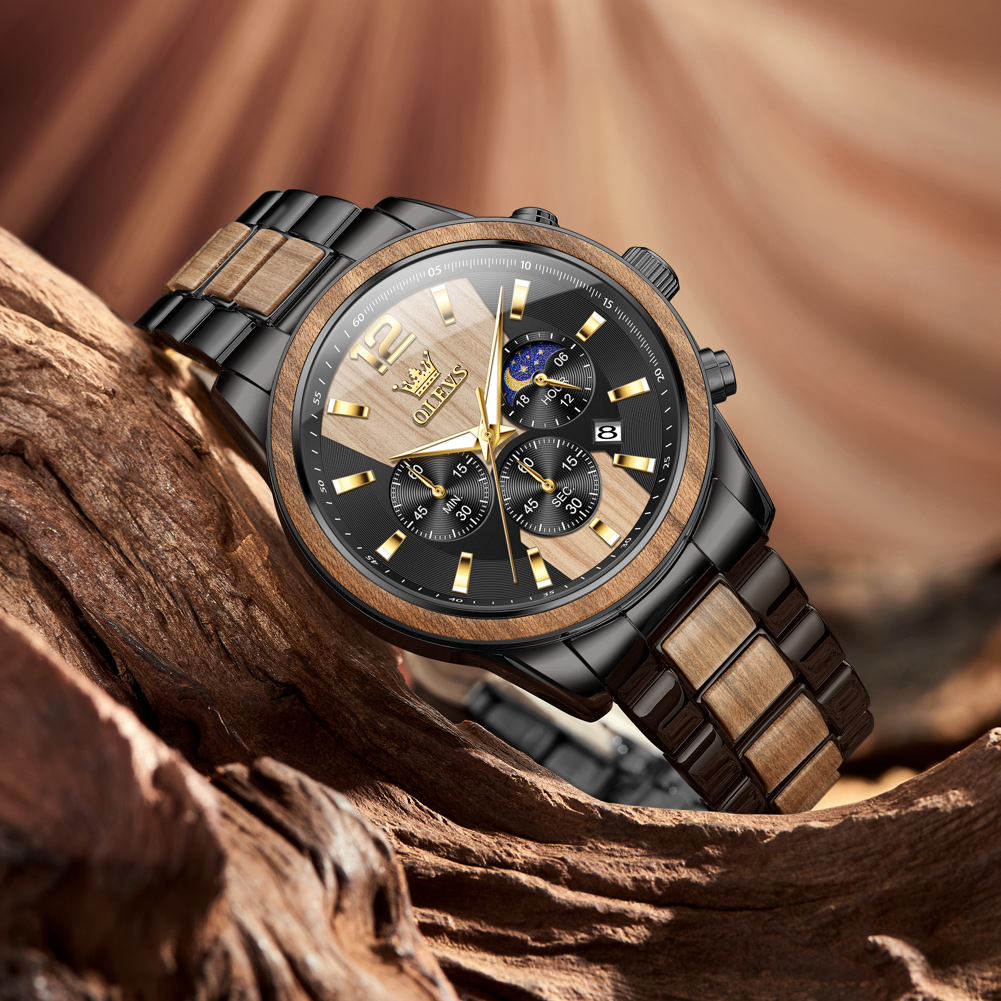 OLEVS erkek saatler lüks oriji - Best Luxury Quartz Watch incelemesi ve fiyatı