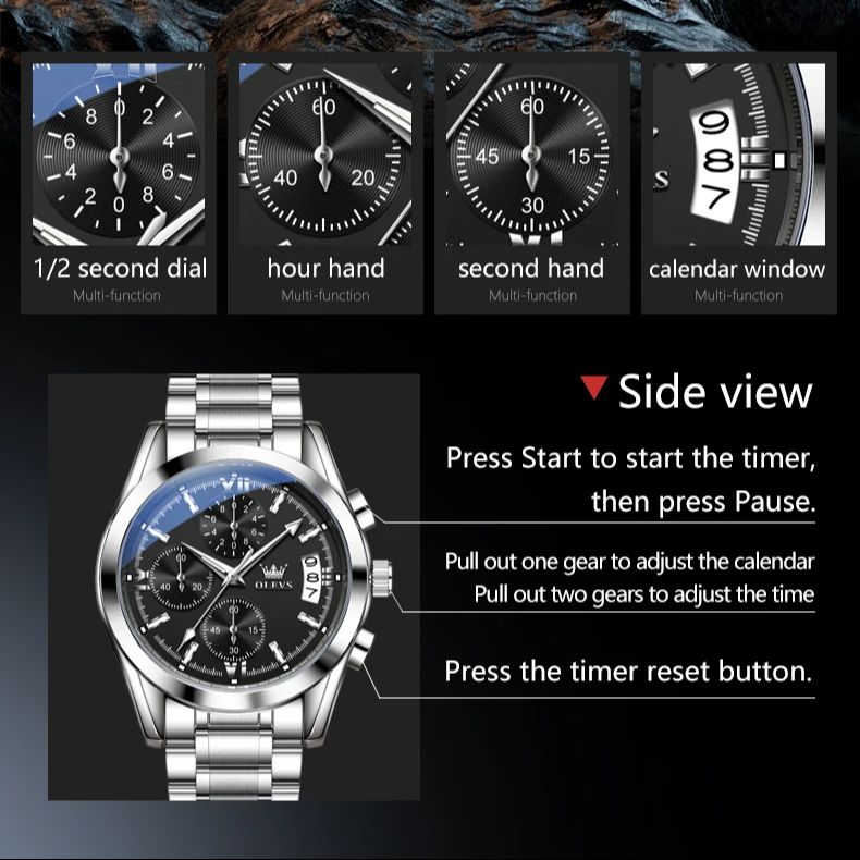 OLEVS 2987 Orijinal Erkek Saat - Luxury Watch Affordable incelemesi ve fiyatı