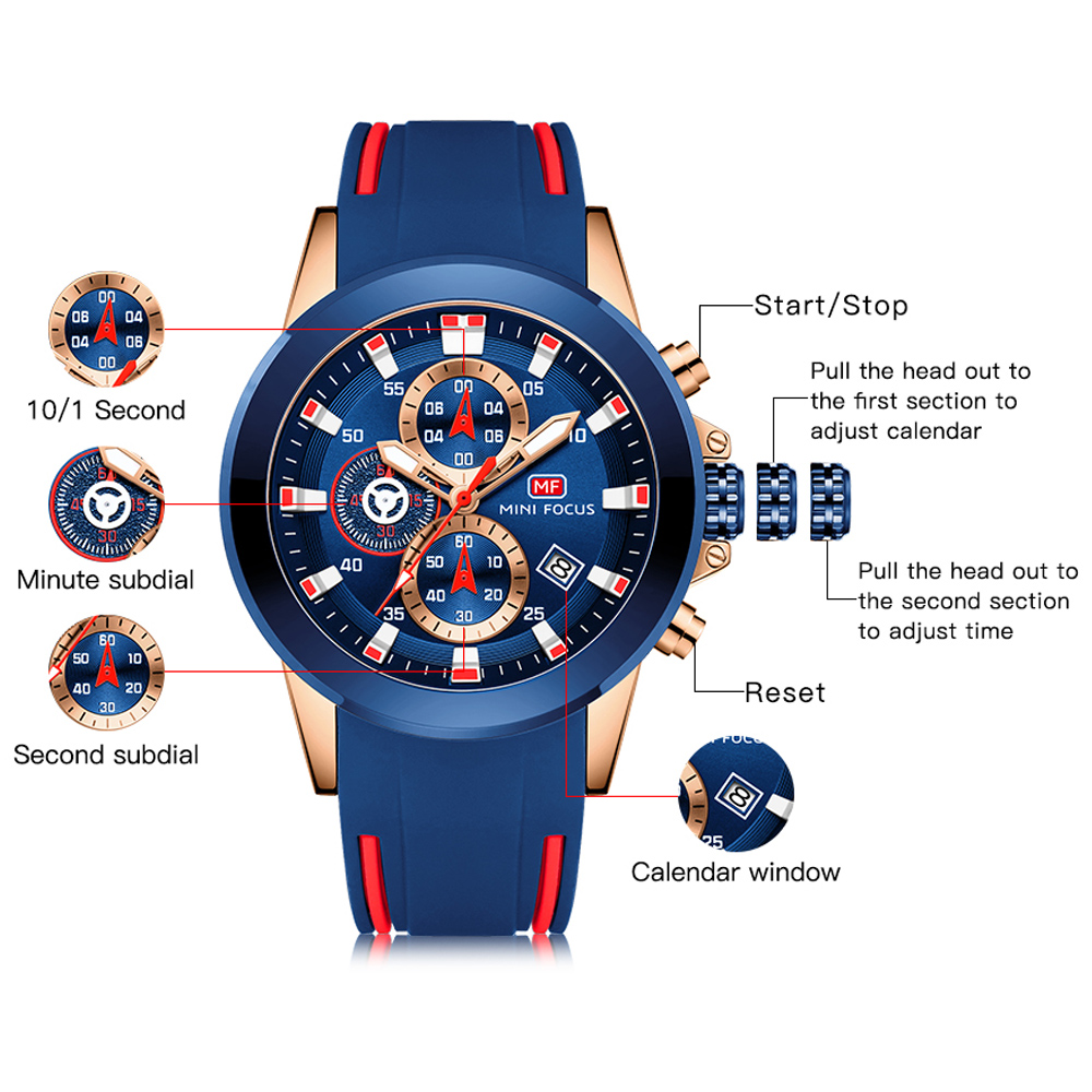 MINI odak Mens saatler en lüks - Luxury Watch Affordable incelemesi ve fiyatı