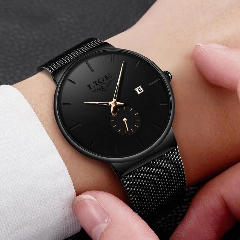 LIGE moda Mens saatler üst mar - Luxury Watch Affordable incelemesi ve fiyatı