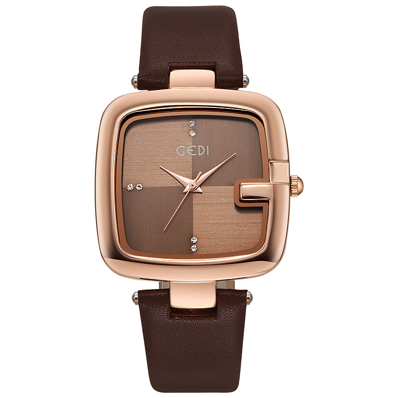 Moda Gedi üst marka işık lüks  - Luxury Watch With Leather Strap incelemesi ve fiyatı